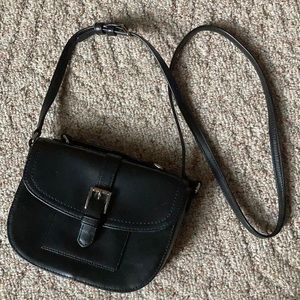 Black crossbody purse